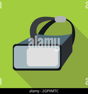 Spotlight icon in flat style Stock Vector