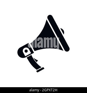 Megaphone icon, simple style Stock Vector Image & Art - Alamy