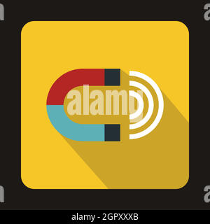 Magnet icon in flat style Stock Vector Image & Art - Alamy