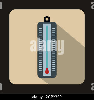 Thermometer indicates low temperature icon Stock Vector