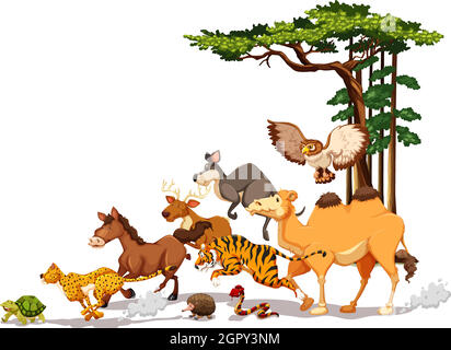 Wildlife Stock Vector