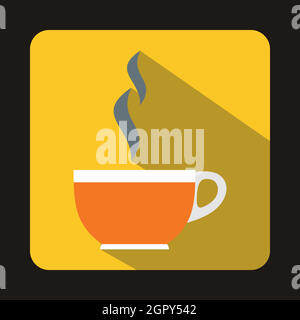 https://l450v.alamy.com/450v/2gpy542/glass-cup-of-tea-icon-flat-style-2gpy542.jpg