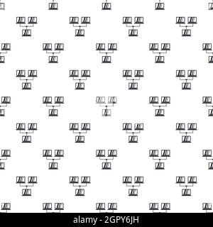 LAN pattern, simple style Stock Vector