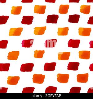 A background pattern of red brush strokes in a checkerboard pattern. Stock Vector