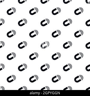 Magnet pattern, simple style Stock Vector
