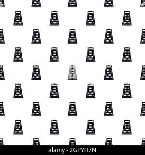 Grater pattern, simple style Stock Vector