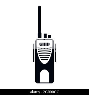 Radio transmitter icon, simple style Stock Vector