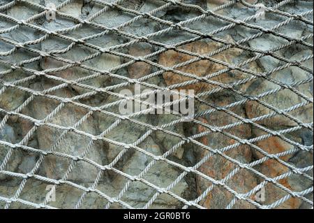 Fishing net decor Stock Photo