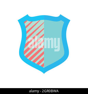 Army shield icon, flat style Stock Vector Image & Art - Alamy