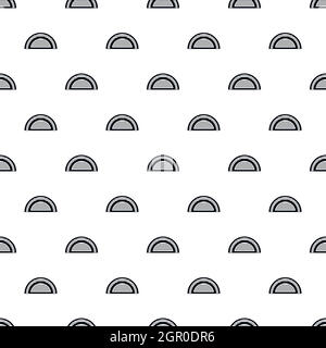Hangar pattern, simple style Stock Vector