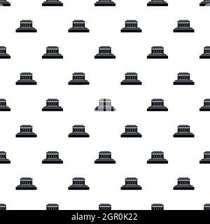 Building pattern, simple style Stock Vector