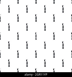 Dental equipment pattern, simple style Stock Vector