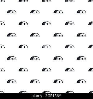 Large hangar pattern, simple style Stock Vector