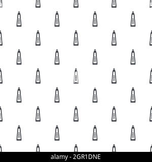 Toothpaste pattern, simple style Stock Vector