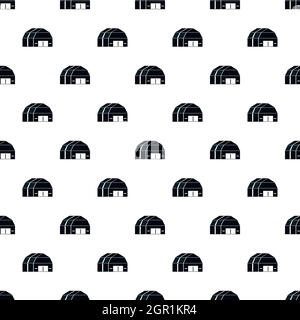 Garage storage pattern, simple style Stock Vector