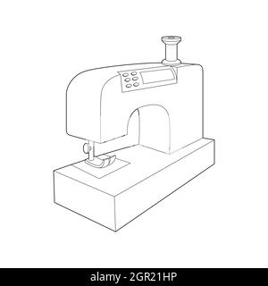 Manual Sew Machine Icon Stock Illustration - Download Image Now - Aging  Process, Ancient, Antique - iStock