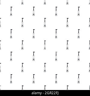 Electric toothbrush pattern, simple style Stock Vector