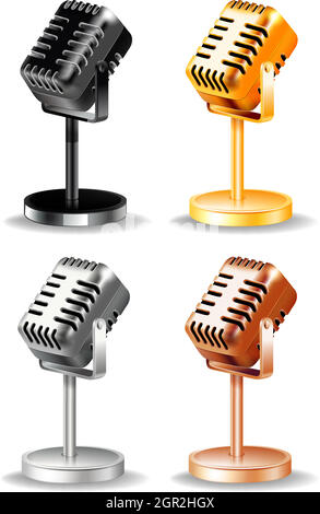 Microphones Stock Vector