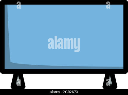 Wide Tv Icon Stock Vector