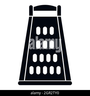 Kitchen grater icon, simple style Stock Vector