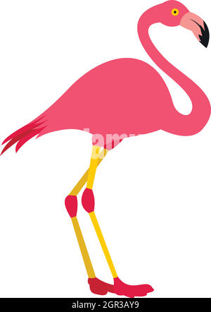 pink flamingo in the water Stock Vector Image & Art - Alamy