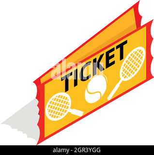 Tennis symbol icon, isometric style Stock Vector Image & Art - Alamy