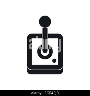 Joystick for computer games icon, simple style Stock Vector