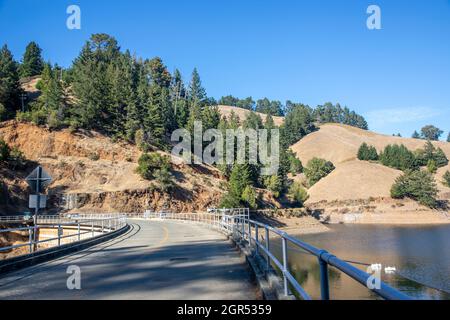 Alpine Dam, Marin County, California Stock Photo Alamy