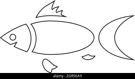 free fish outline clipart