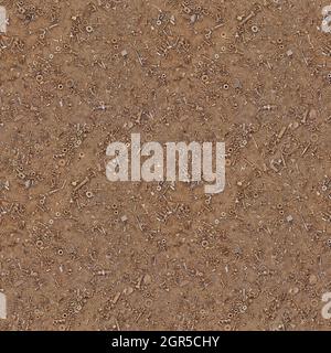 Rusty Nuts and Bolts Seamless Background Texture Stock Photo