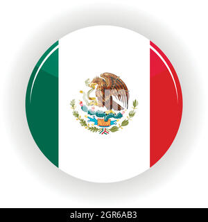 Mexico icon circle Stock Vector
