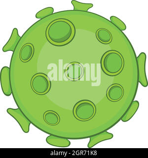 Microscopic bacteria icon green vector Stock Vector Image & Art - Alamy