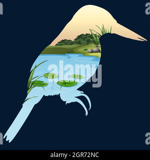 Save wildlife with wild bird Stock Vector Image & Art - Alamy