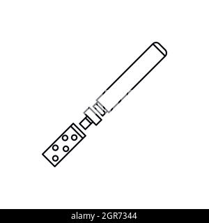 Electronic cigarette icon, outline style Stock Vector