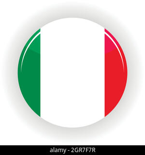 Italy icon circle Stock Vector