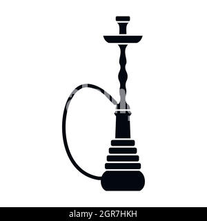 Hookah icon, simple style Stock Vector