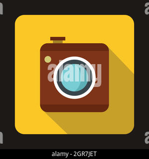 instant camera flat style icon vector illustration Stock Vector Image ...