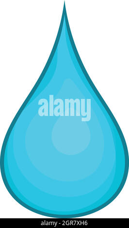 Water drop icon, cartoon style Stock Vector Image & Art - Alamy