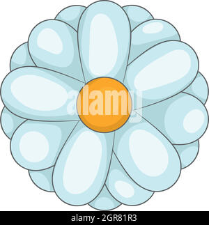 Daisy icon, cartoon style Stock Vector