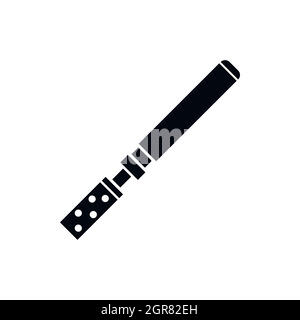 Electronic cigarette with cartridges icon Stock Vector