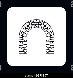 Stone arch icon, simple style Stock Vector Image & Art - Alamy