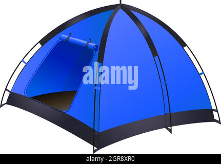 tent camping on white background vector illustration Stock Vector Image ...