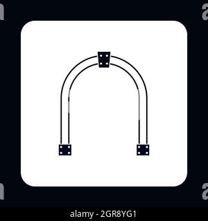 Steel arch icon, simple style Stock Vector Image & Art - Alamy