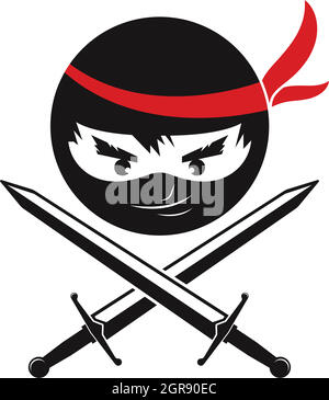 ninja vector icon illustration design Stock Vector