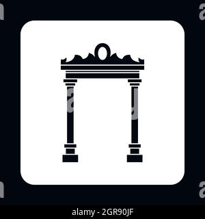 Ornamental arch icon, simple style Stock Vector Image & Art - Alamy