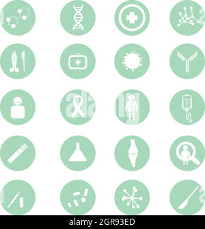 Set of medical icons Stock Vector