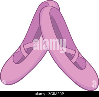 Pointe shoes icon, cartoon style Stock Vector Image & Art - Alamy