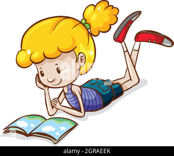 https://l450v.alamy.com/450v/2graeek/a-simple-sketch-of-a-girl-reading-2graeek.jpg
