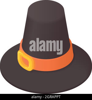 Gentlemans hat icon, cartoon style Stock Vector Image & Art - Alamy