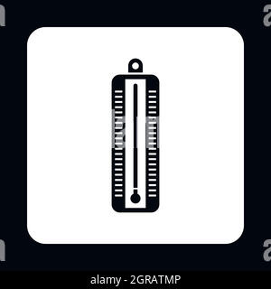 Thermometer indicates low temperature icon Stock Vector